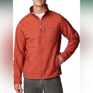 Columbia men’s Ascender Softshell jacket burnt orange